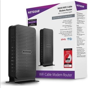 NETGEAR N600 (8x4) WiFi DOCSIS 3.0 Cable Modem Router (C3700)